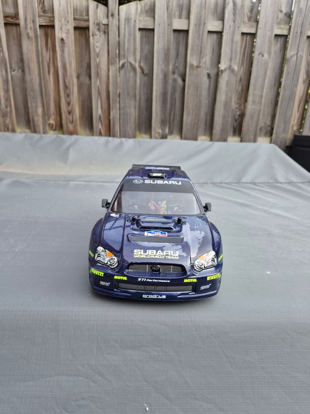 te koop zgan tamiya tt01 subaru impreza, Elektro, Ophalen of Verzenden, Zo goed als nieuw, Schaal 1:10