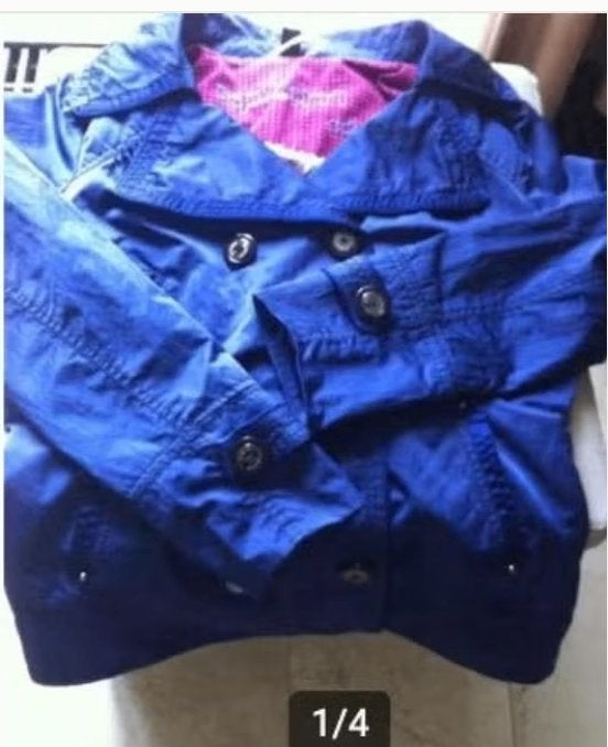 Dames jasje blauw mt 44 Spoom Coats, Blauw, Maat 42/44 (L), Spoom Coats, Ophalen of Verzenden