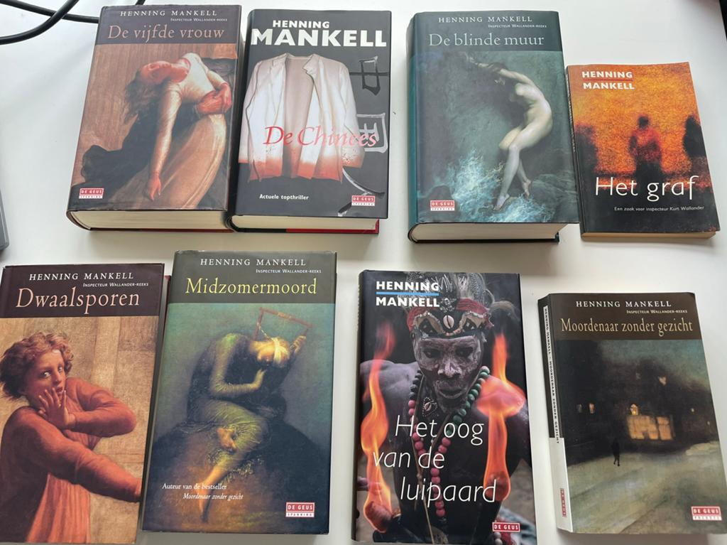 Diverse boeken van henning mankell, 3€ p/s, Boeken, Ophalen, Zo goed als nieuw