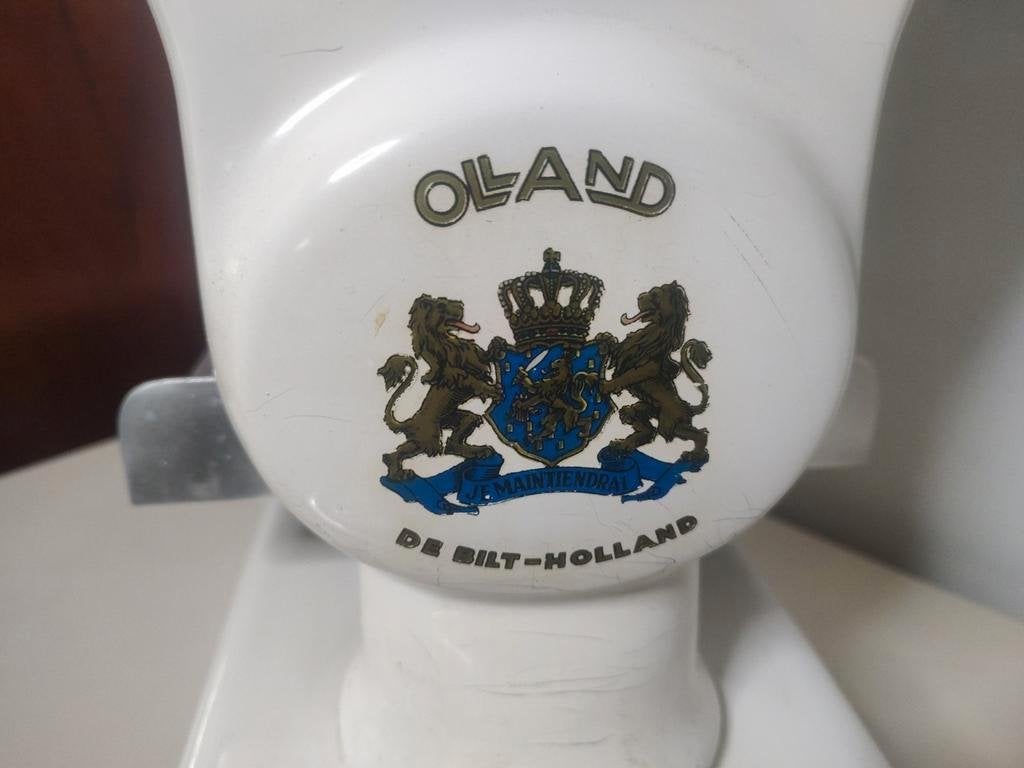 Prachtige Vintage weegschaal ' Olland ', Antiek en Kunst, Ophalen