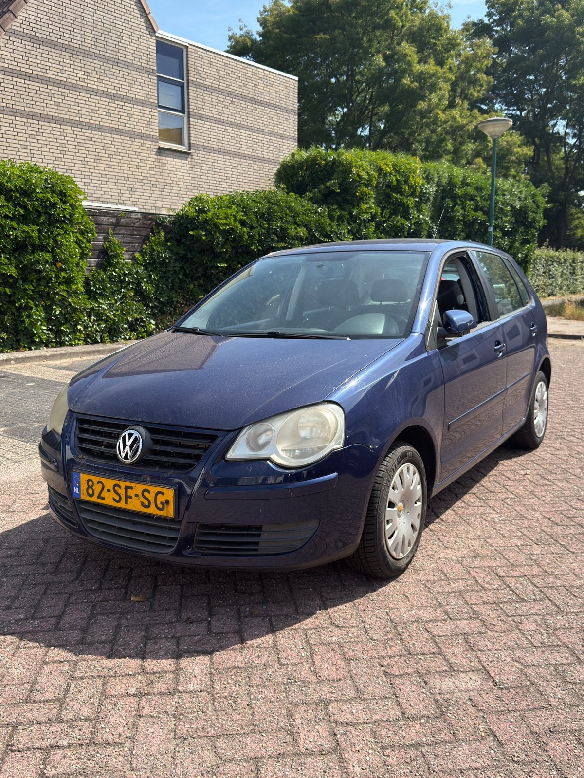 Volkswagen Polo 1.4 55KW 2006 Blauw, Voorwielaandrijving, 15 km/l, Blauw, Origineel Nederlands