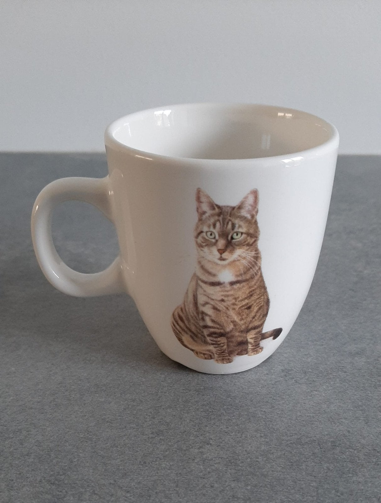 Francien kopje poes kat francien's katten bruine poes mok, Ophalen of Verzenden, Zo goed als nieuw, Overige stijlen, Kop(pen) en/of Schotel(s)