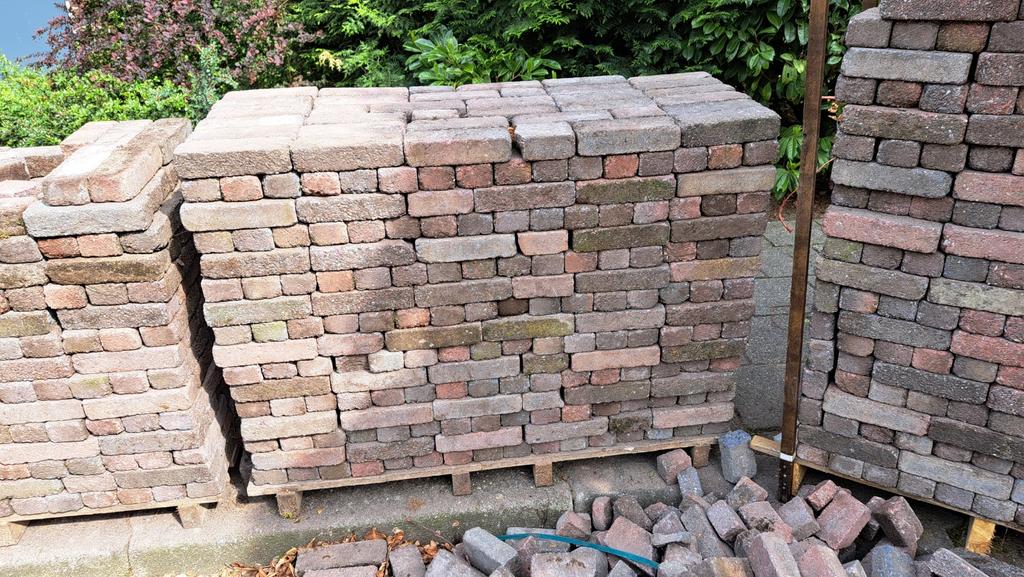Tuinpadklinkers 5x20x6 cm, Ophalen, Gebruikt, 10 m² of meer, Beton