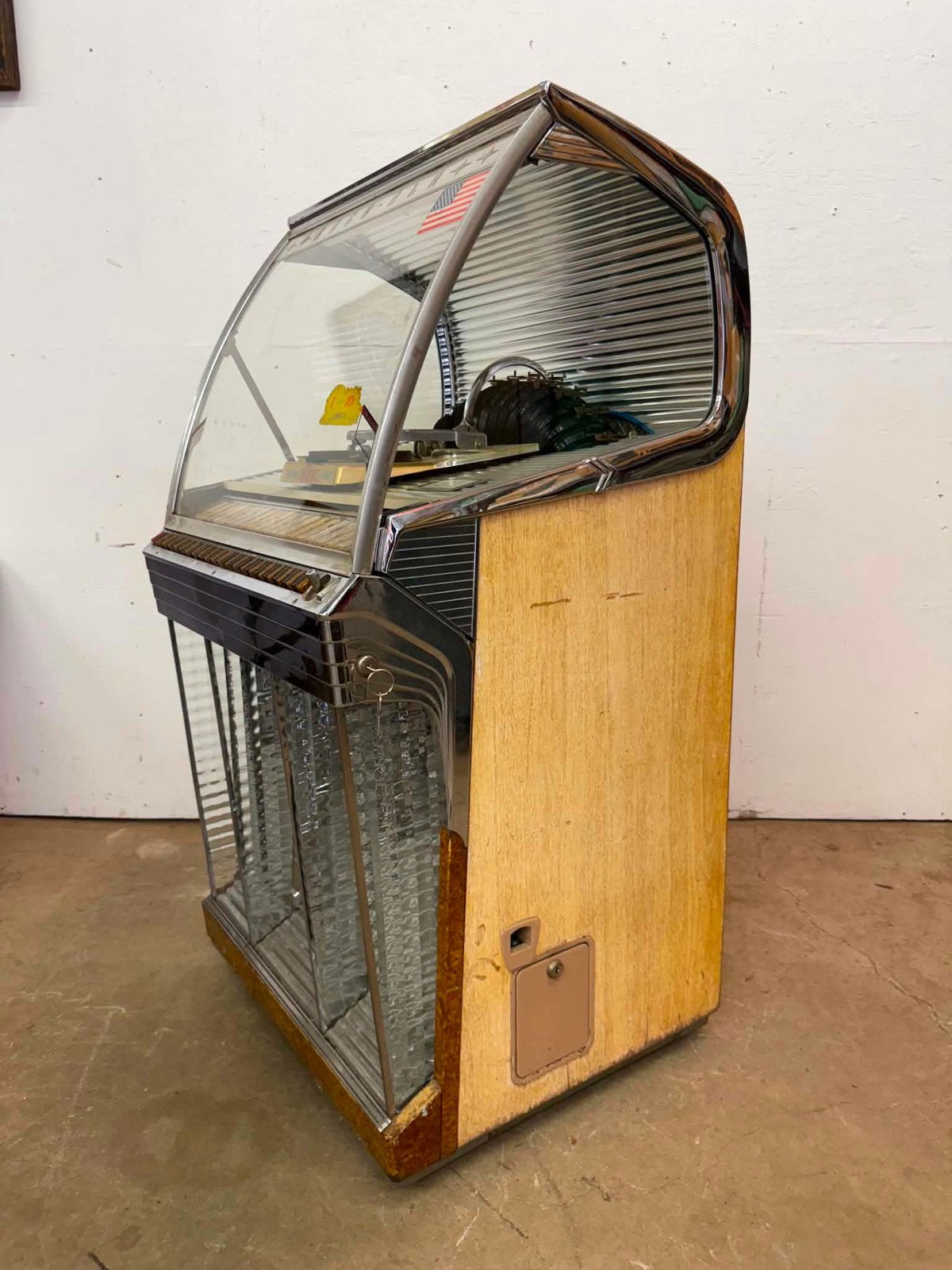 PRE-SALE DEAL : prachtige ROCKOLA model 1448 jukebox, 1950 tot 1960, NL, Rock Ola, Zo goed als nieuw
