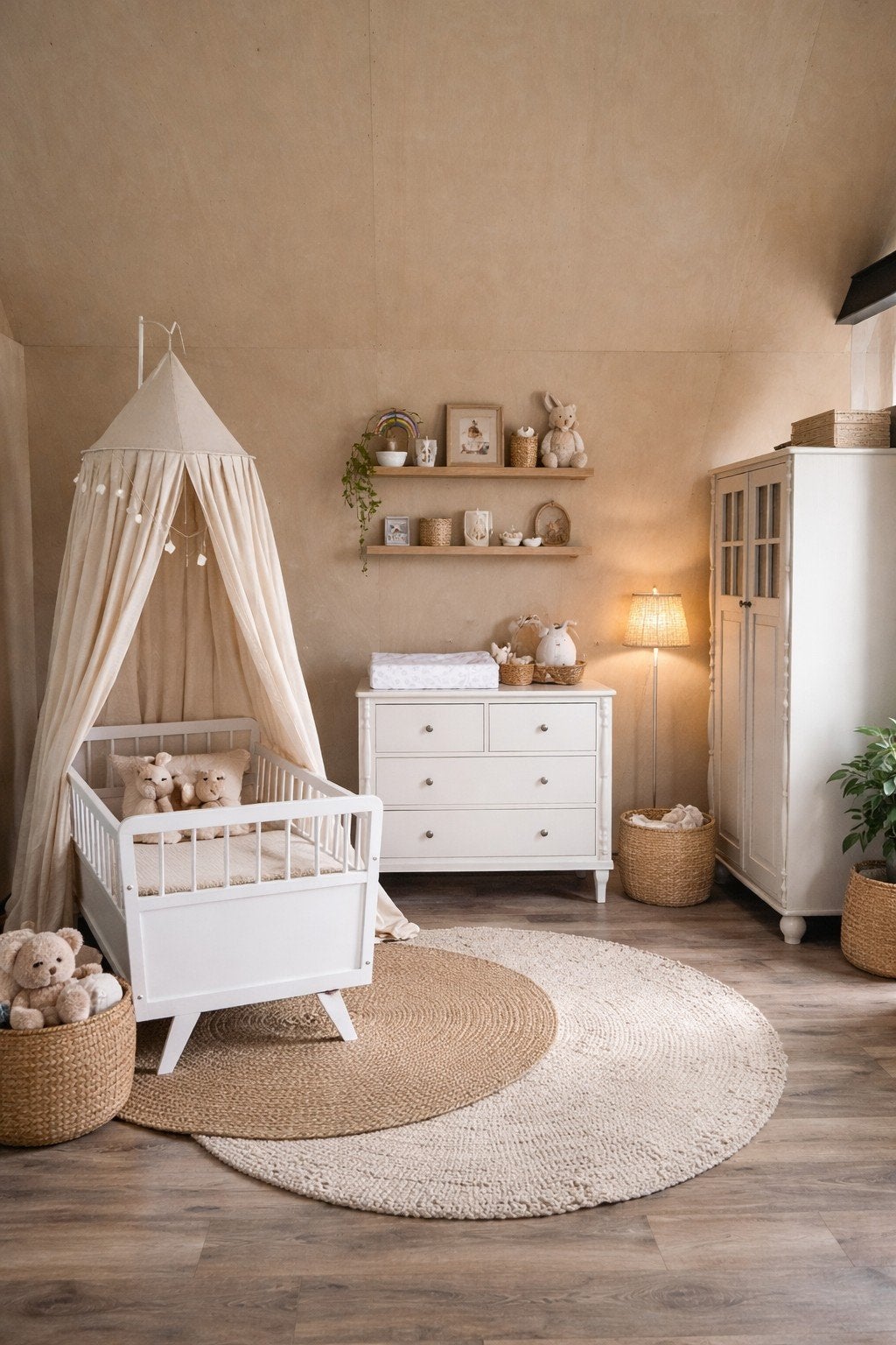 Vintage babykamer Blossom / demontabel / bezorgen mogelijk, Kinderen en Baby's, Kinderkamer | Complete kinderkamers, Ophalen of Verzenden
