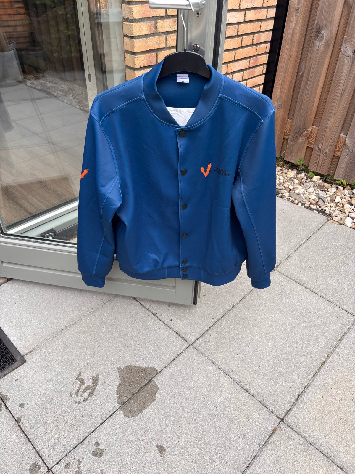 Soldaat van Oranje jas/vest - Maat L, Ophalen of Verzenden, Zo goed als nieuw, Maat 52/54 (L), Blauw