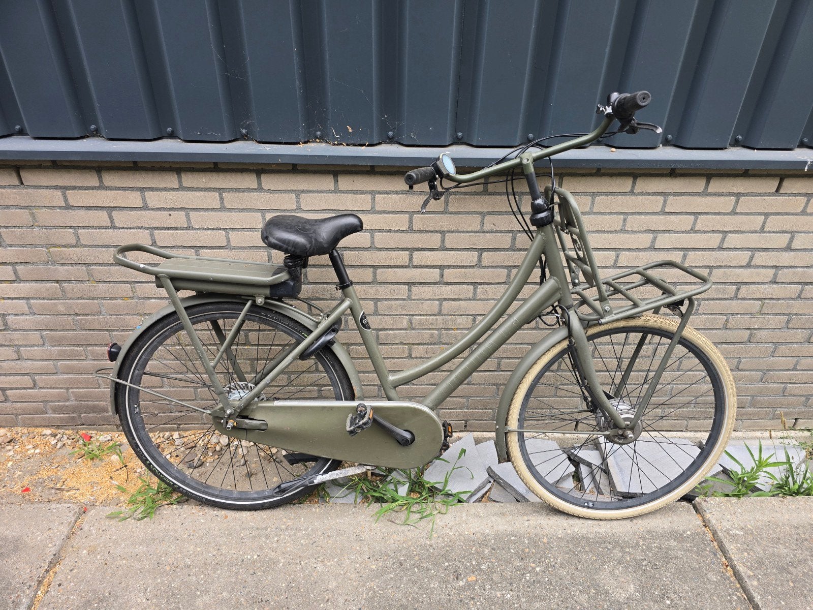 Cortina e u4 ebike army green opknapper zonder accu, Fietsen en Brommers, Elektrische fietsen, 51 tot 55 cm, Ophalen, Gebruikt