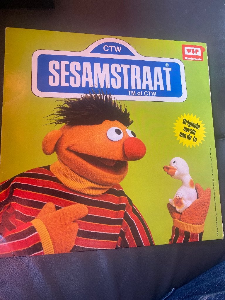 Sesamstraat LP - Originele versie van de tv, LP, Gebruikt, Overige genres, Ophalen of Verzenden