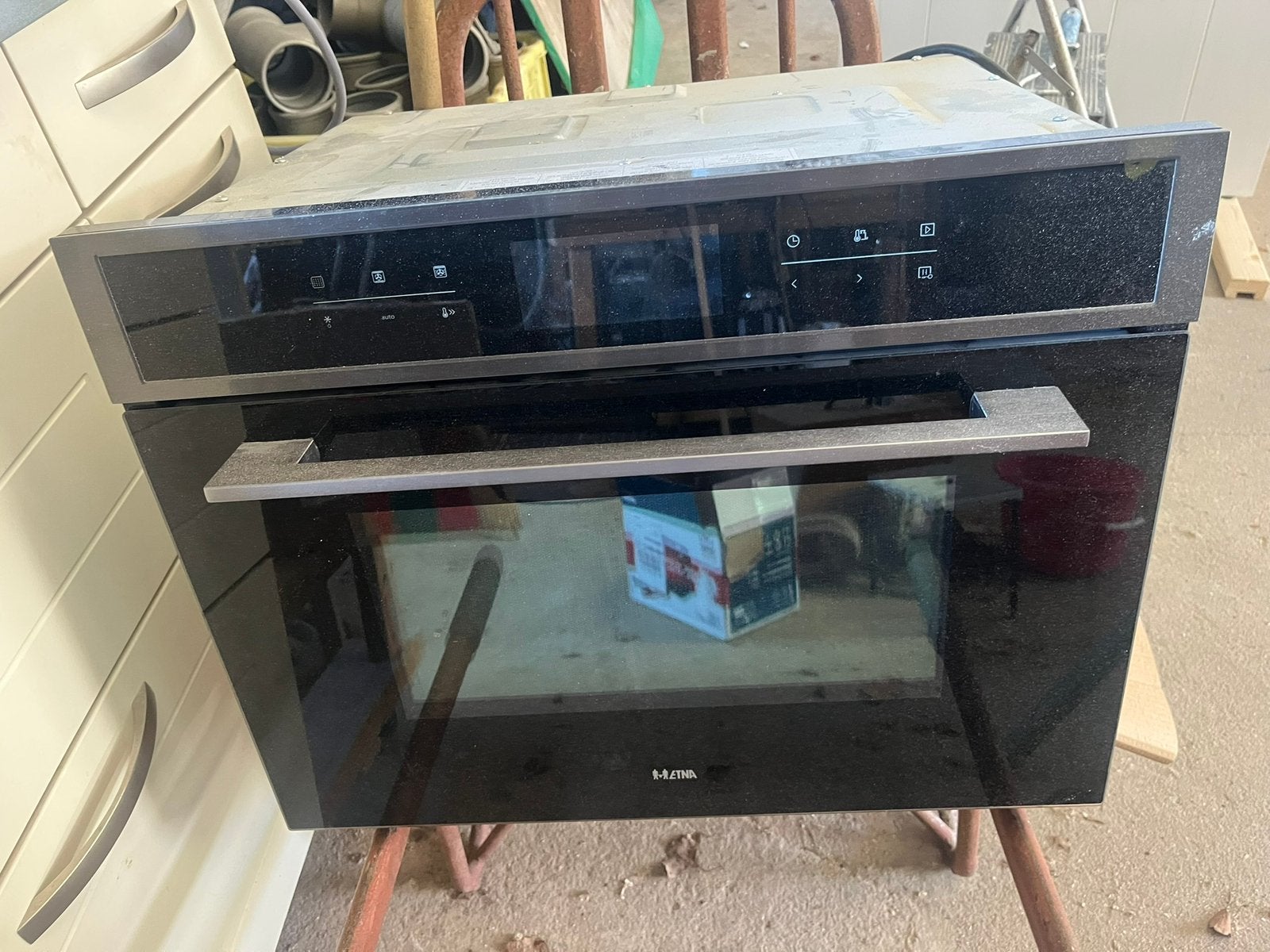 Etna Inbouw oven met grill en magnetronfunctie, Ophalen, Zo goed als nieuw, Magnetronfunctie