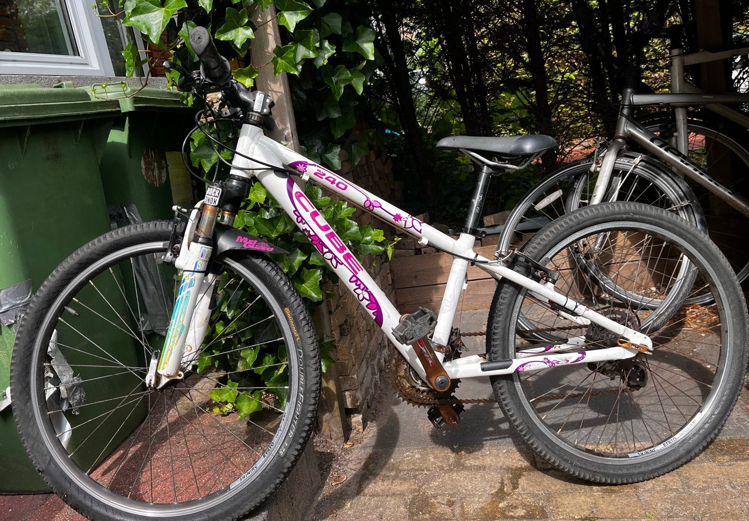 Cube 240 kinderfiets roze - Gebruikt, Fietsen en Brommers, Ophalen, Gebruikt, Velgrem, 20 inch of meer