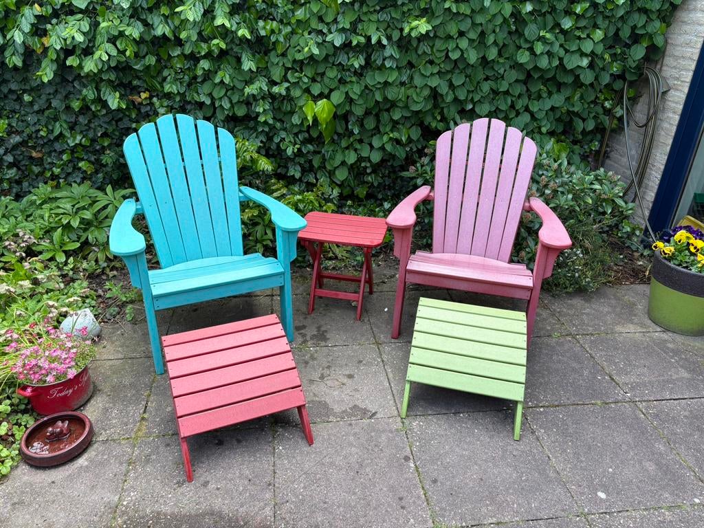 Adirondack Canadian chair kunststof tuinstoelen, Ophalen, Gebruikt, Kunststof