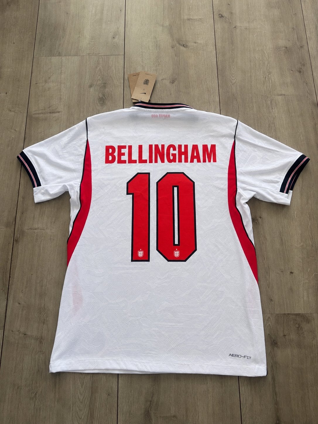 Nike Engeland Shirt Bellingham #10 – Maat M –, Sport en Fitness, Maat M, Ophalen of Verzenden, Zo goed als nieuw, Shirt