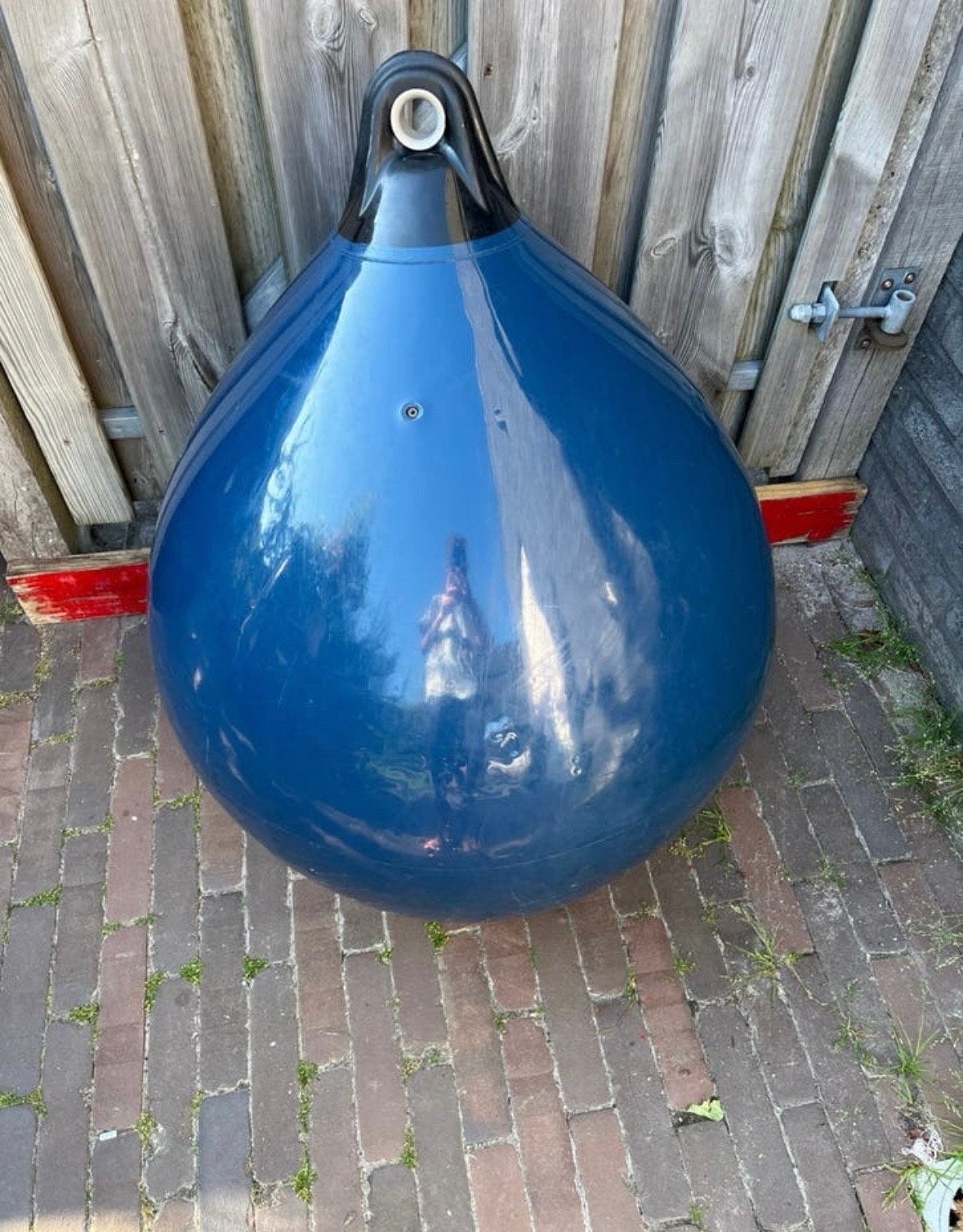 Grote kogelfender / balfender (boei) 55cm, Watersport en Boten, Ophalen of Verzenden, Gebruikt, Overige typen