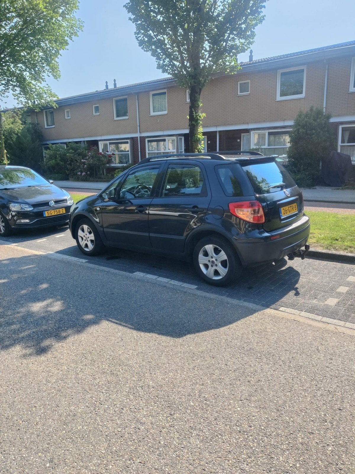 Fiat Sedici 1.6 16V 2WD 2008 Zwart, Auto's, Fiat, Voorwielaandrijving, 15 km/l, 4 cilinders, 400 kg
