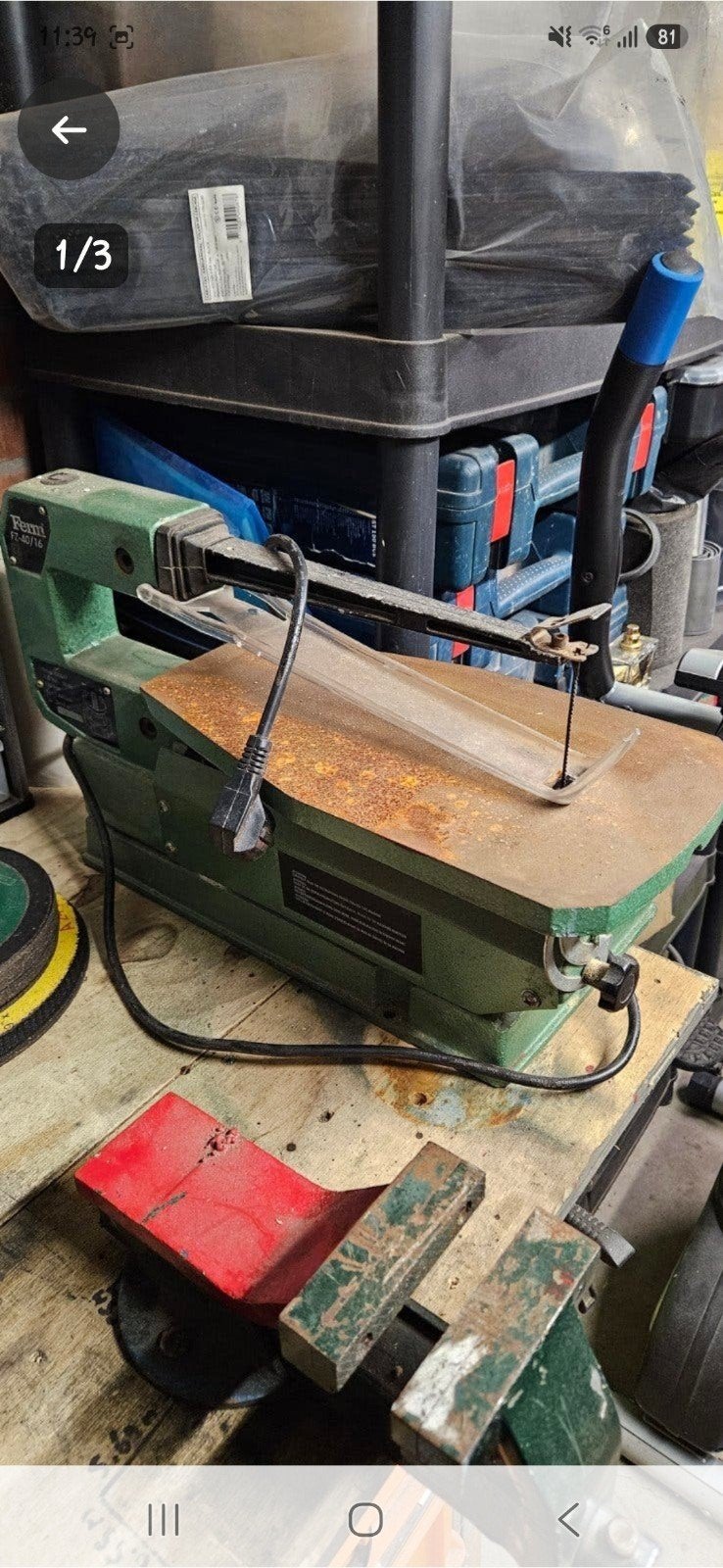ferm figuurzaag, Ophalen, Gebruikt, 30 tot 70 mm, Figuurzaag