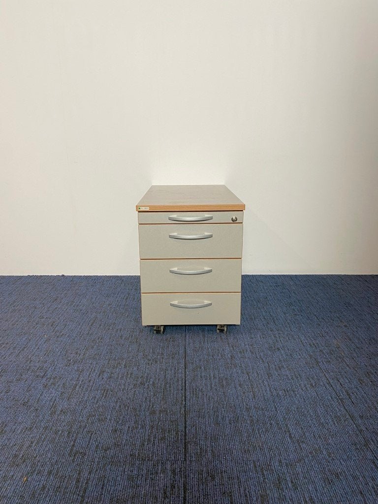 5 x Ladeblok Palmberg, aluminium/kersen havanna, Huis en Inrichting, Ophalen, Minder dan 50 cm, Gebruikt, 3 of 4 laden