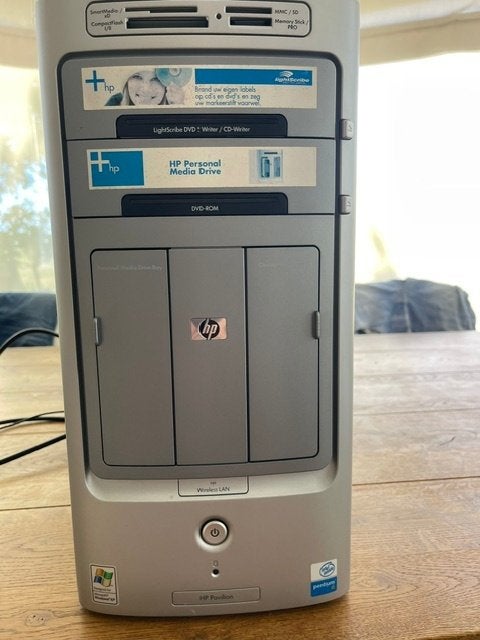 HP Pavilion w5180 Desktop PC Dual-Core  met XP Home Edition, Ophalen, Hp, Gebruikt, Intel Pentium