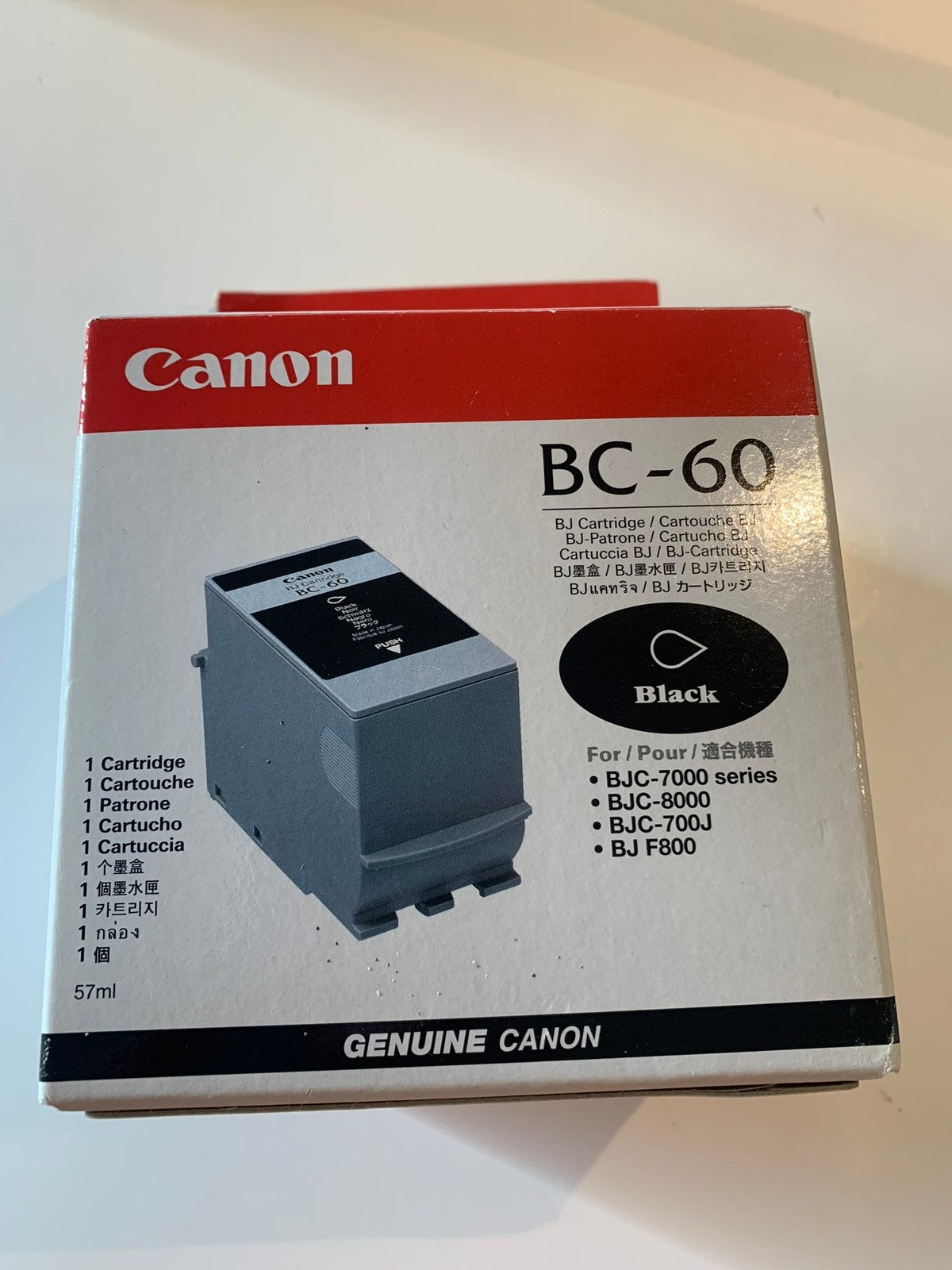Canon BC-60 inktpatroon cartridge NIEUW in verpakking, Ophalen of Verzenden, Nieuw, Cartridge, Canon