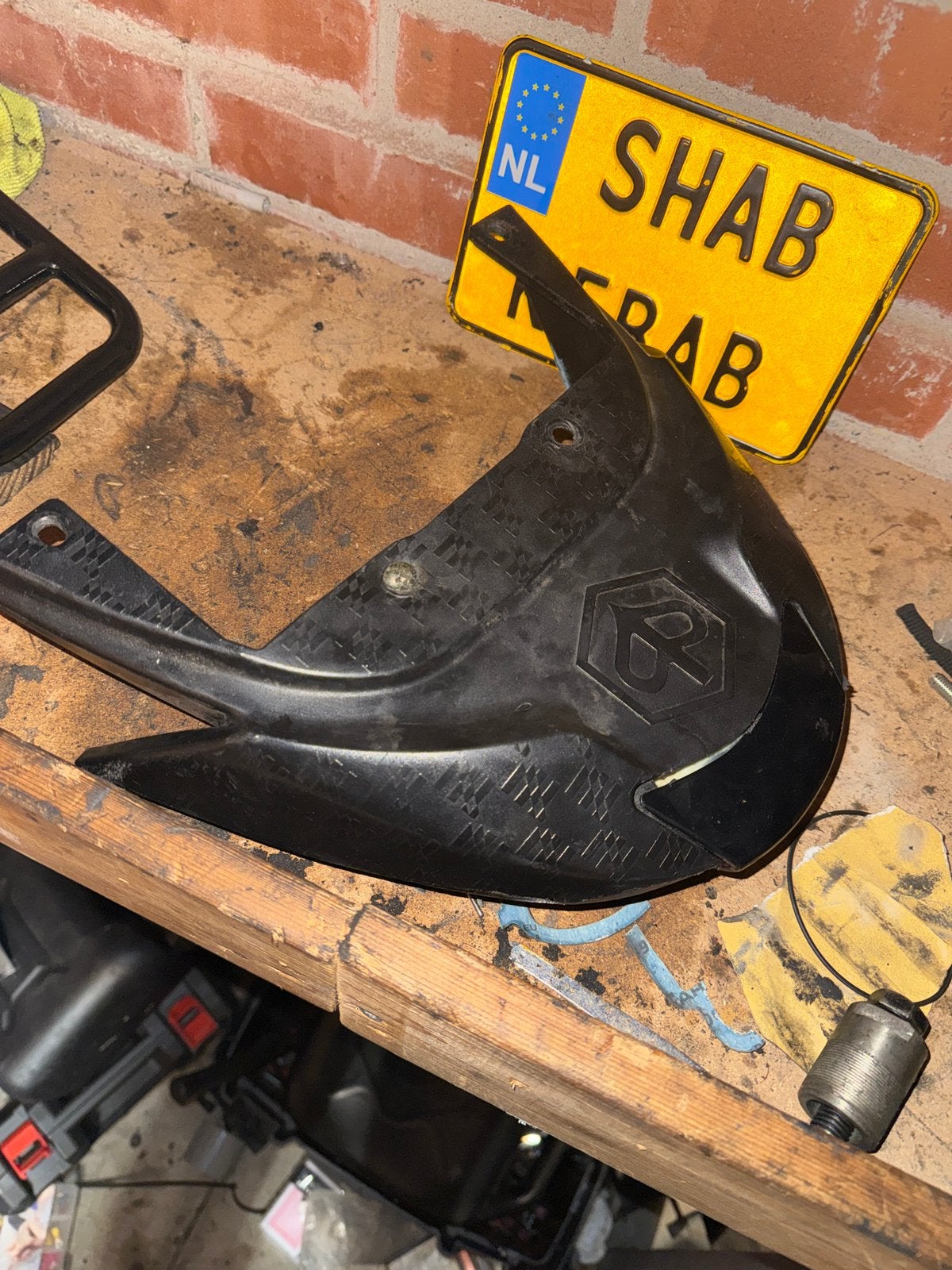 Piaggio zip sp vleugel met smoked lamp, Ophalen of Verzenden, Zo goed als nieuw, Koplamp