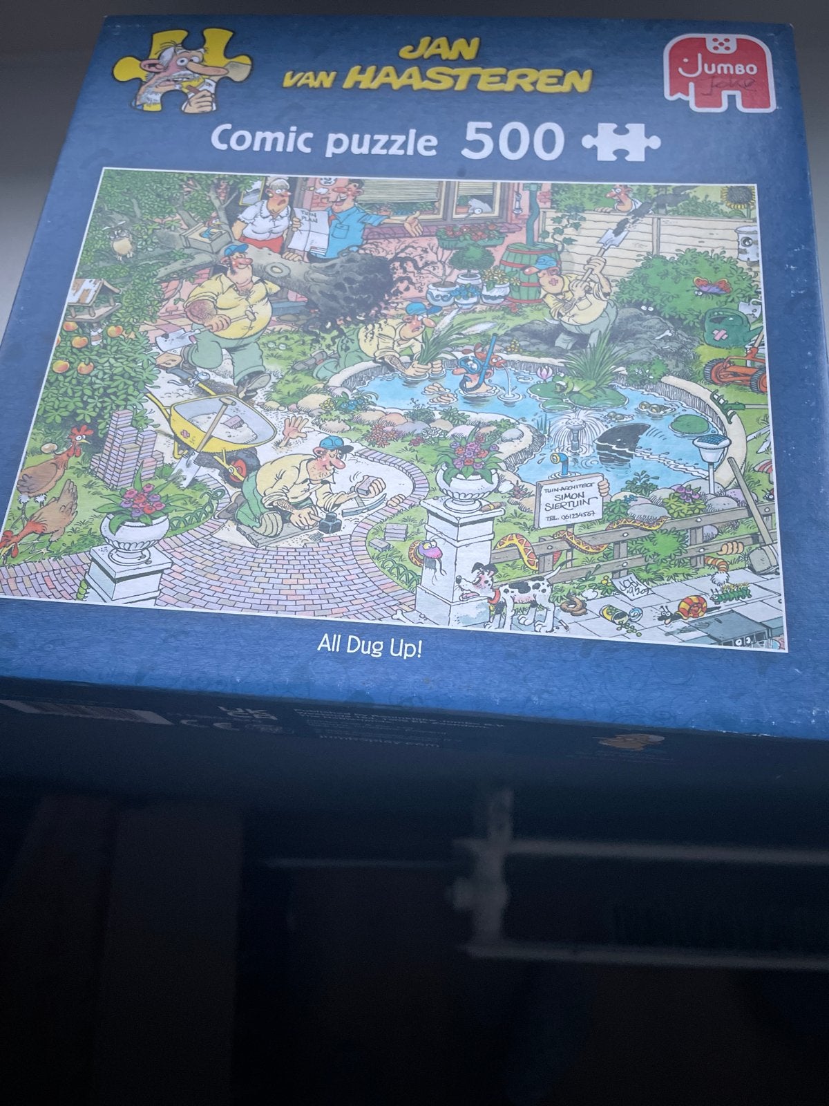 Jan van Haasteren Comic Puzzel - All Dug Up! 500 stukjes, Ophalen of Verzenden, Minder dan 500 stukjes, Gebruikt, Legpuzzel