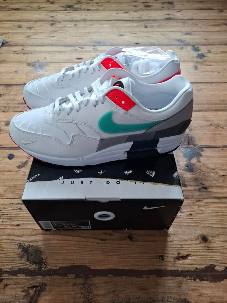 Nike Air Max 1 "Evolution of Icons" - Maat 44 & 44.5, Wit, Nike, Nieuw, Ophalen of Verzenden