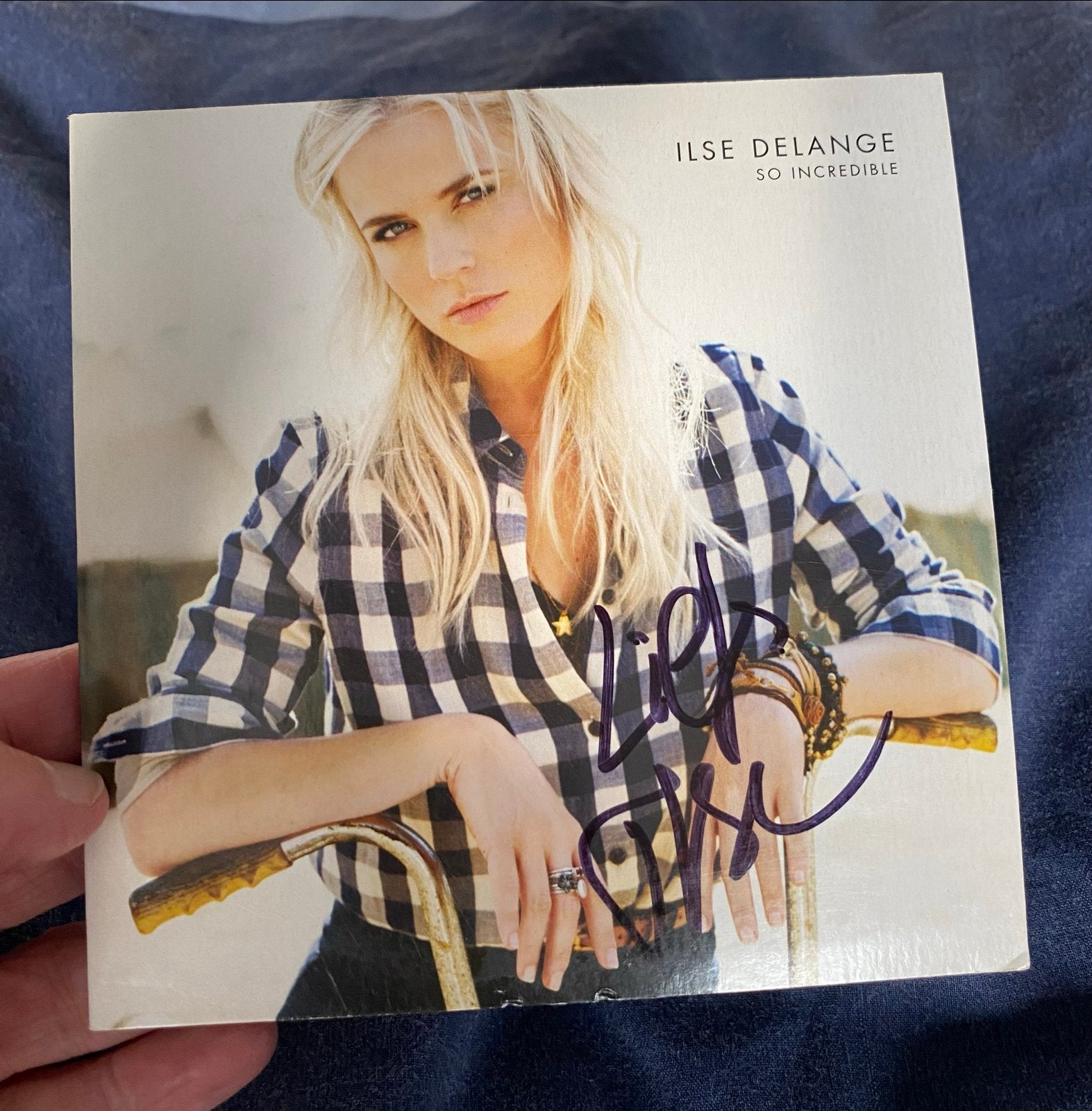 Ilse DeLange - So Incredible gesigneerde cd single de Lange, Pop, Ophalen of Verzenden, Zo goed als nieuw, Gesigneerd