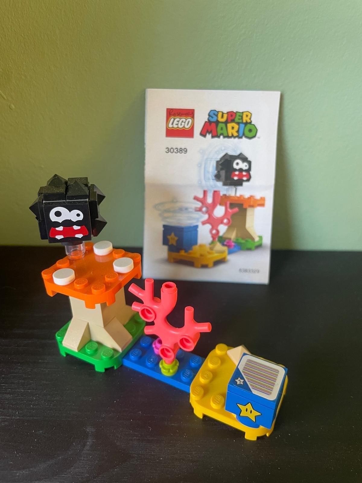 LEGO Super Mario uitbreidingsset 30389 met bouwtekening, Kinderen en Baby's, Speelgoed | Bouwstenen, Ophalen of Verzenden, Zo goed als nieuw