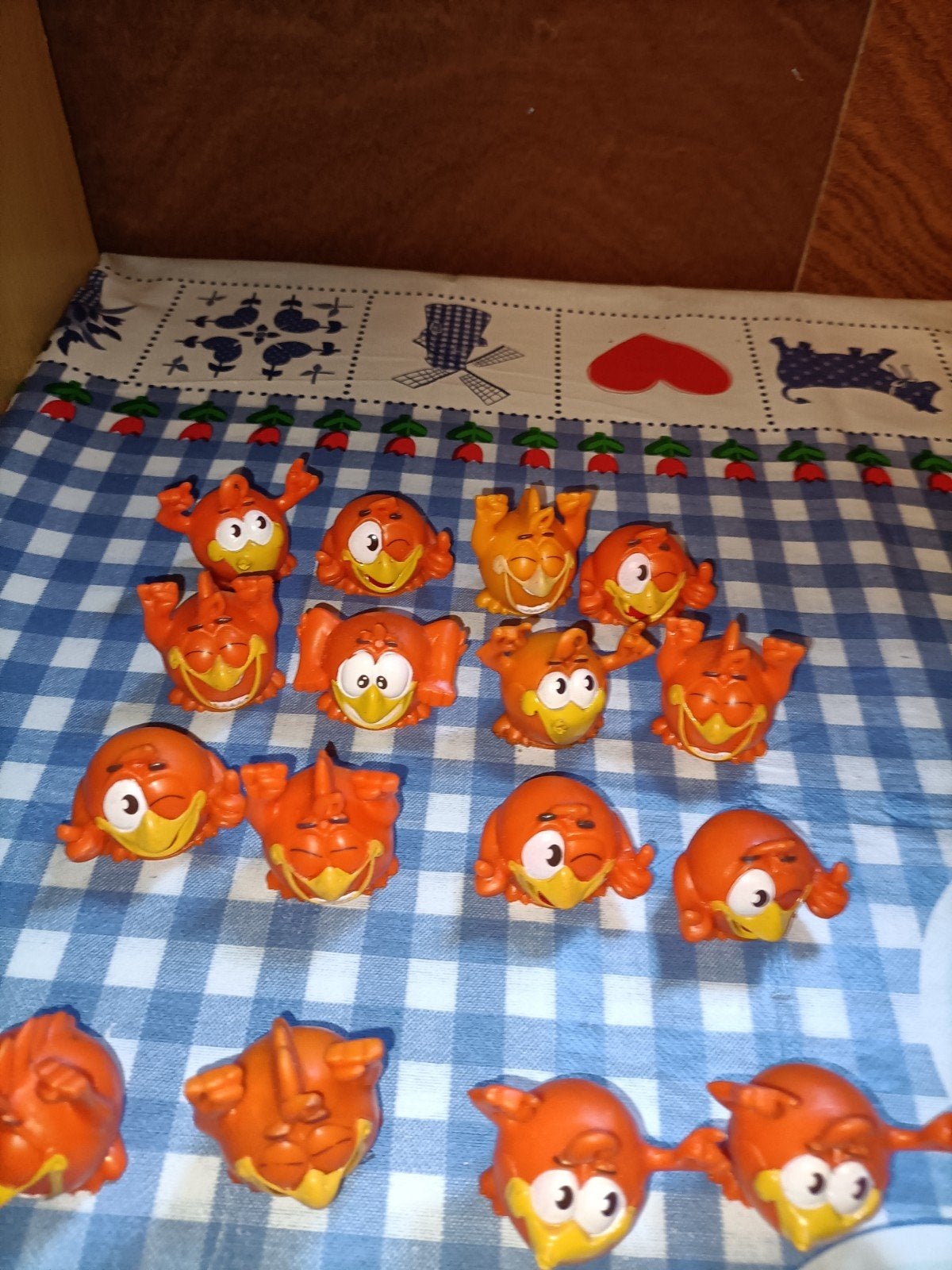 20 geluksvogeltjes geluk vogels, Verzamelen, Supermarktacties, Ophalen of Verzenden