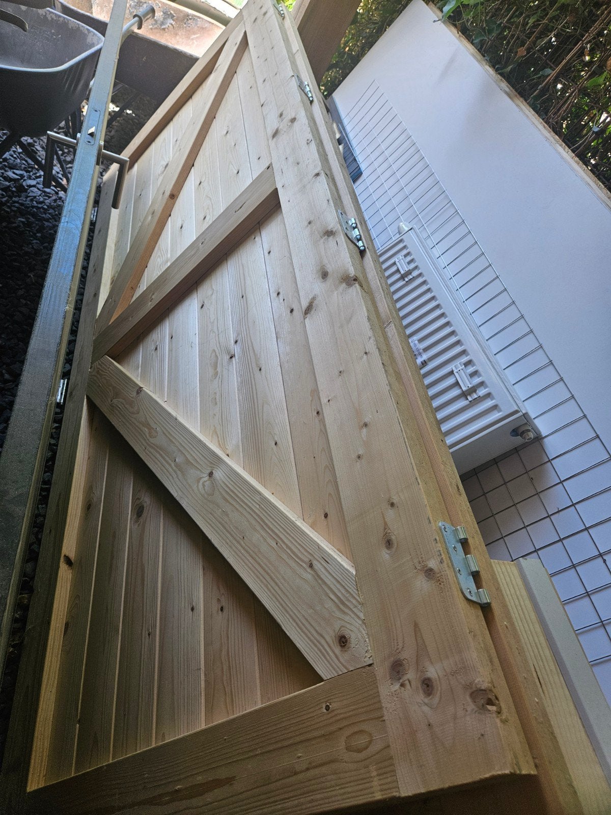 2x Houten Boerderijdeur 100x235 cm, Ophalen of Verzenden, 120 cm of meer