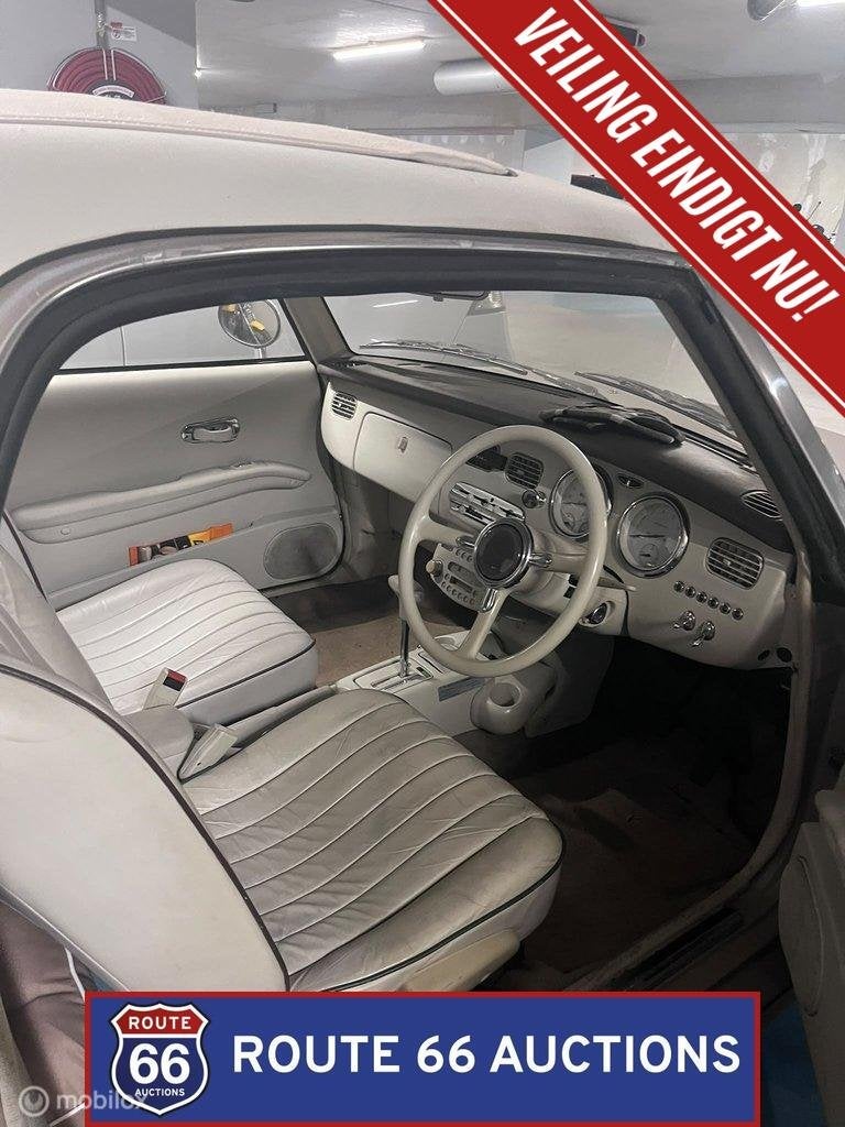 Nissan Figaro | 1991 | Route 66 Auctions, Auto's, Overige carrosserieën, Zwart, Bedrijf, Handgeschakeld