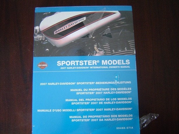HARLEY DAVIDSON 2007 SPORTSTER owner's manual, Motoren, Ophalen of Verzenden, Harley-Davidson of Buell