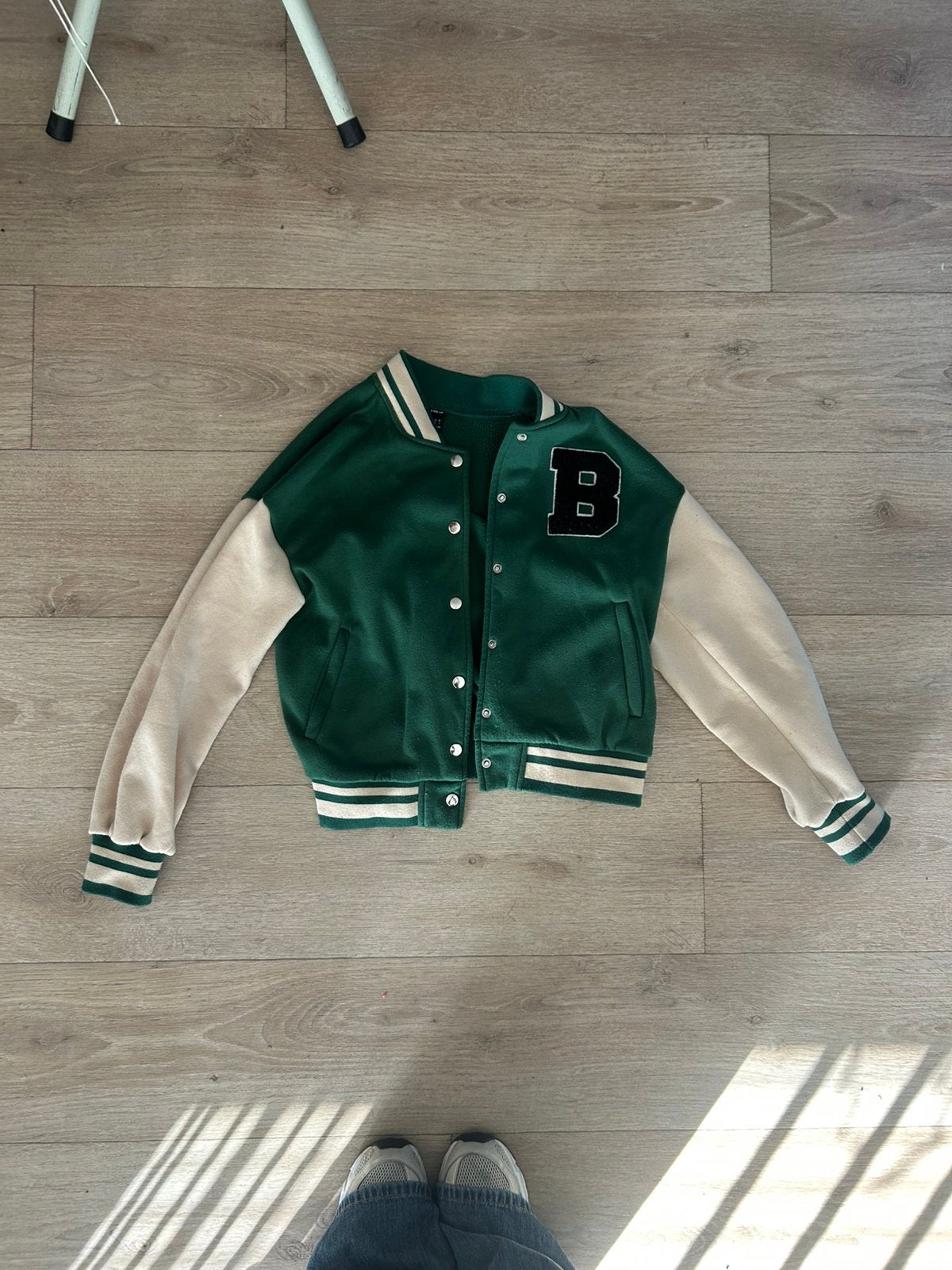 Vest / baseball jack maat XS, Ophalen of Verzenden, Zo goed als nieuw, Maat 34 (XS) of kleiner, Groen