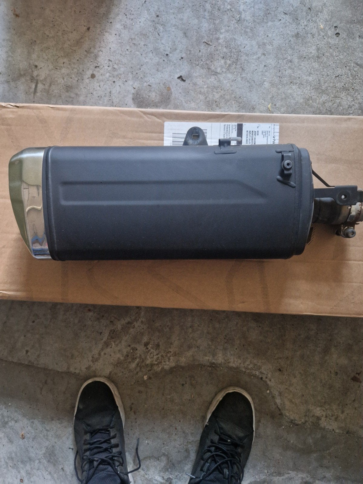 Originele uitlaat Suzuki V-Strom 800 DE, Ophalen of Verzenden, Gebruikt