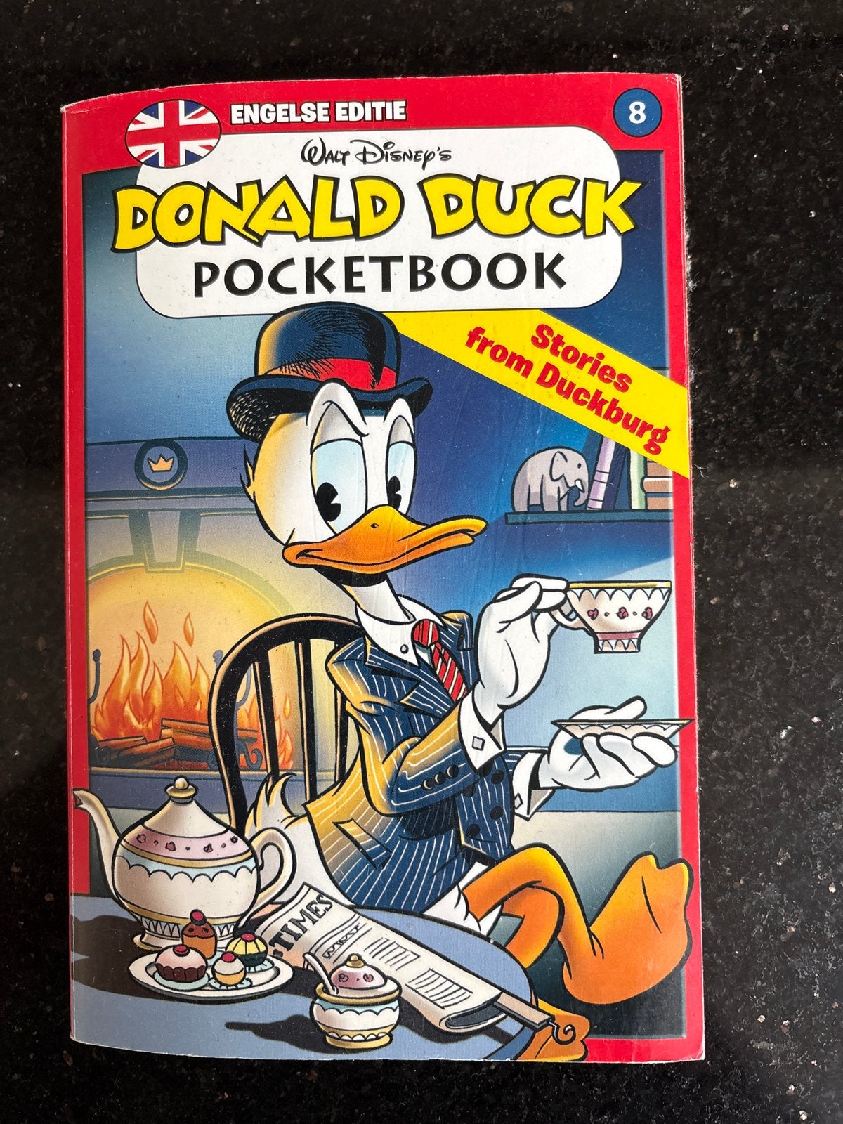 Donald Duck Pocketbook 8 - Engelse Editie, Eén stripboek, Ophalen of Verzenden, Gelezen