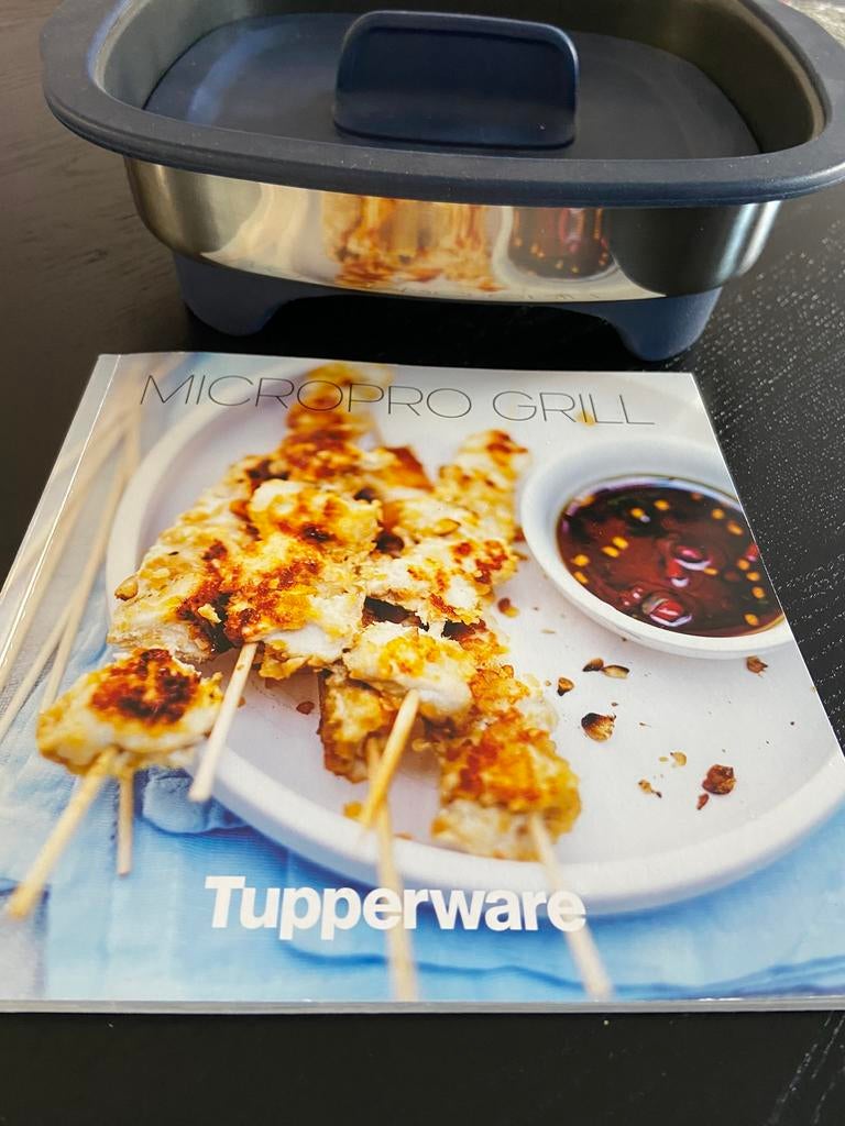 Tupperware Micropro grill, Ophalen of Verzenden, Zo goed als nieuw, Overige typen