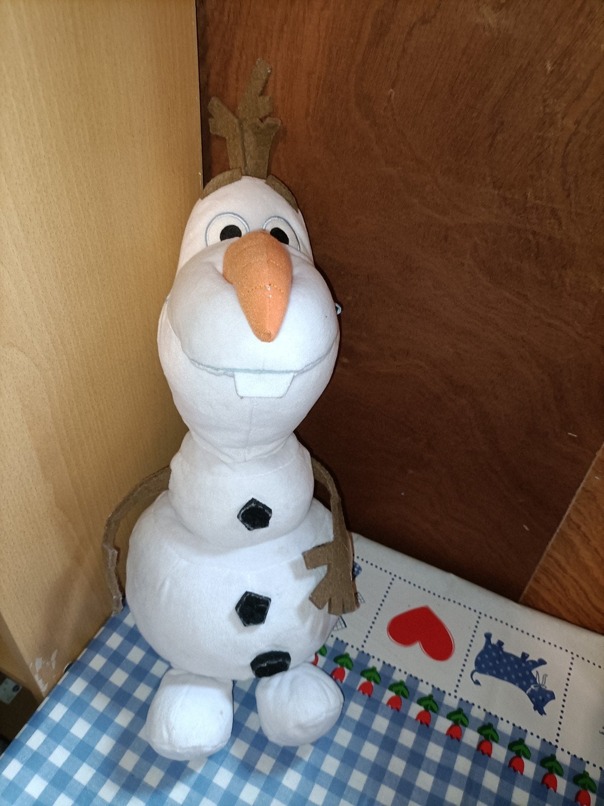 Olaf knuffel Frozen sneeuwpop 36 cm groot, Kinderen en Baby's, Ophalen of Verzenden, Zo goed als nieuw, Overige typen