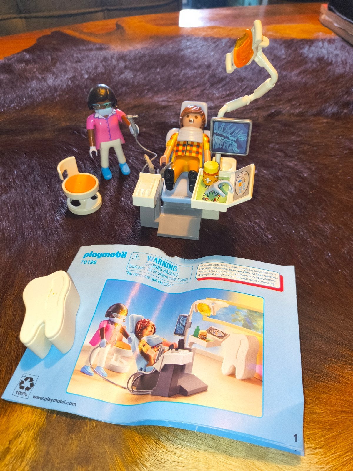 Playmobil Tandartspraktijk - Zo goed als nieuw!, Ophalen, Gebouw, Complete set, Zo goed als nieuw