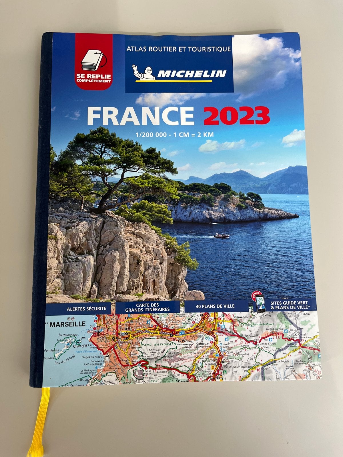 Michelin Atlas Routier et Touristique Frankrijk 2023, Boeken, Overige atlassen, Ophalen of Verzenden, Zo goed als nieuw, 2000 tot heden
