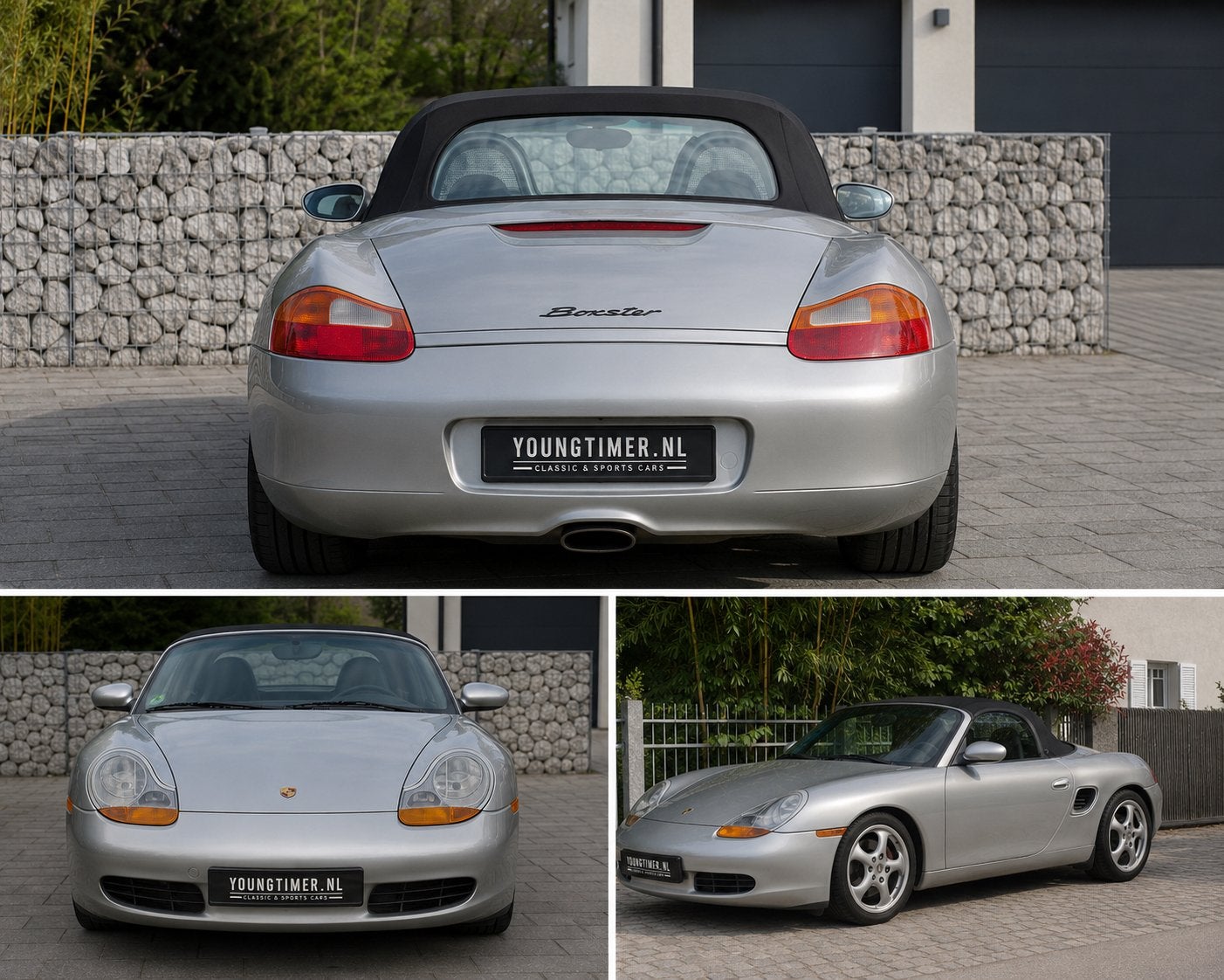 Mooie en goed onderhouden Porsche Boxster 2.5 uit maart 1997, Achterwielaandrijving, Zwart, Cabriolet, Leder