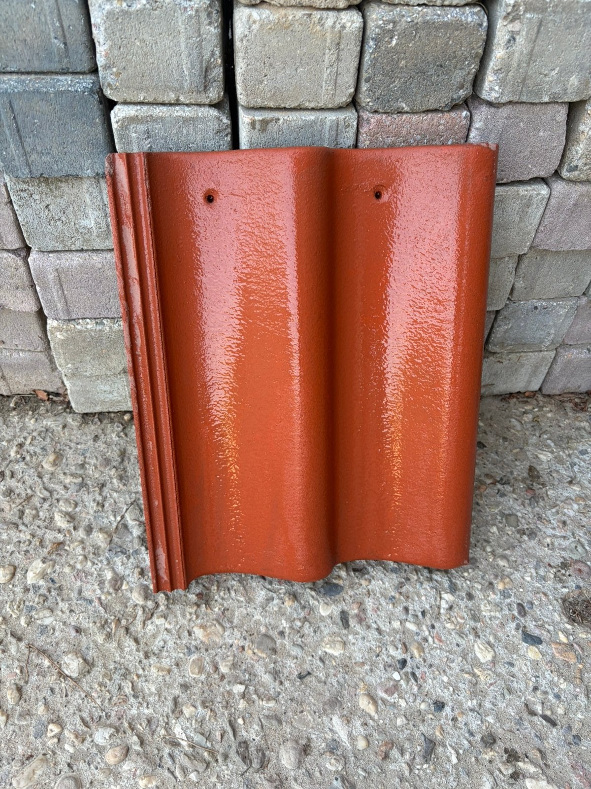 Nelskamp sneldekker oranje/rood, Ophalen, Steen of Klei, Zo goed als nieuw, Minder dan 5 m²