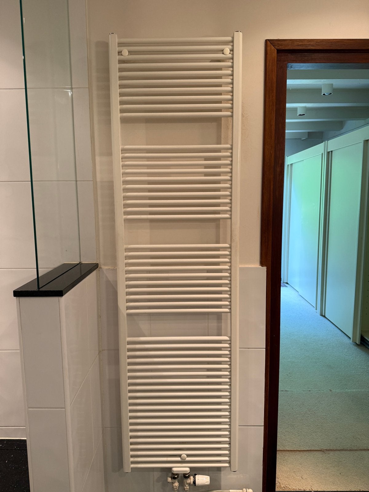 Witte handdoekradiator voor badkamer, 178x50 cm, Ophalen, Gebruikt, Radiator, Minder dan 60 cm