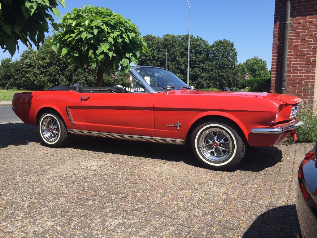 Ford Mustang Cabrio 1965  289 V8  D Code, Auto's, Achterwielaandrijving, Zwart, 4789 cc, Cabriolet