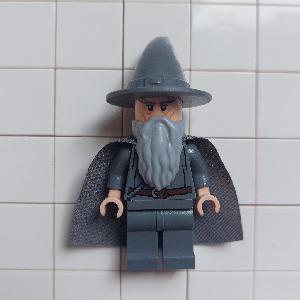 LEGO LOTR Minifig - Gandalf the Grey - lor001, Ophalen of Verzenden, Zo goed als nieuw