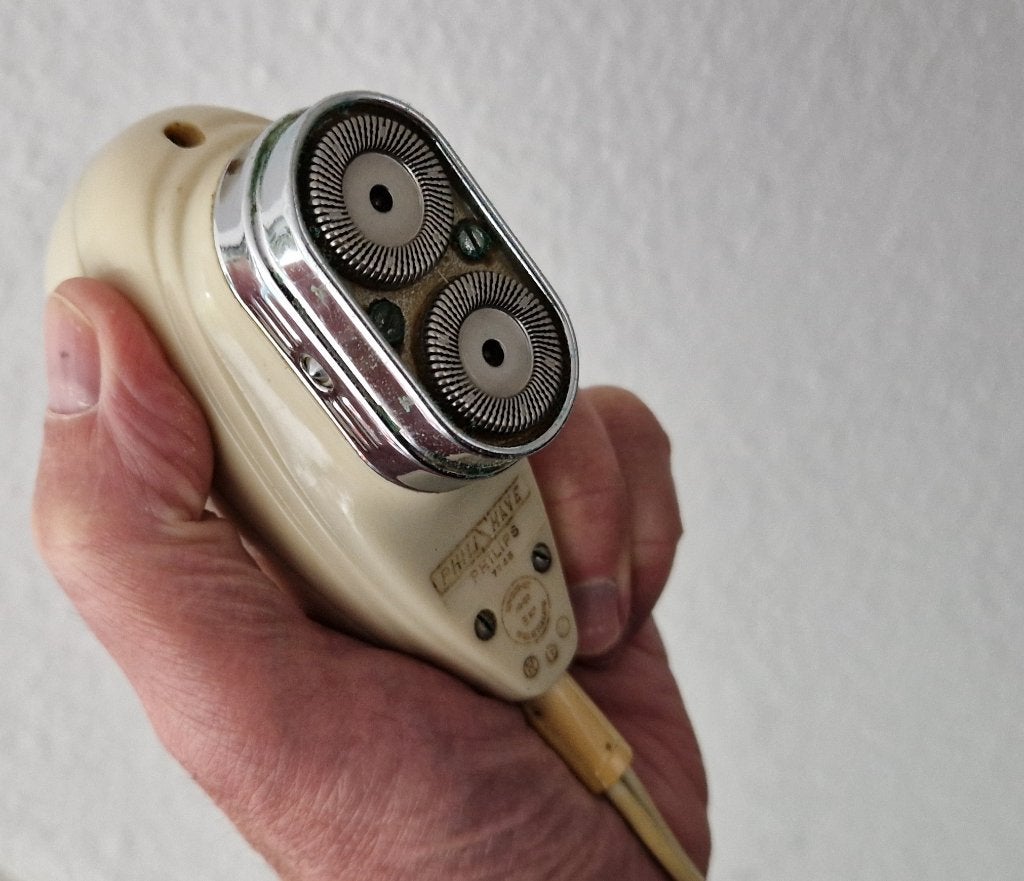 PHILISHAVE "eitje" scheerapparaat uit jaren '60, Ophalen of Verzenden, Huis en Inrichting