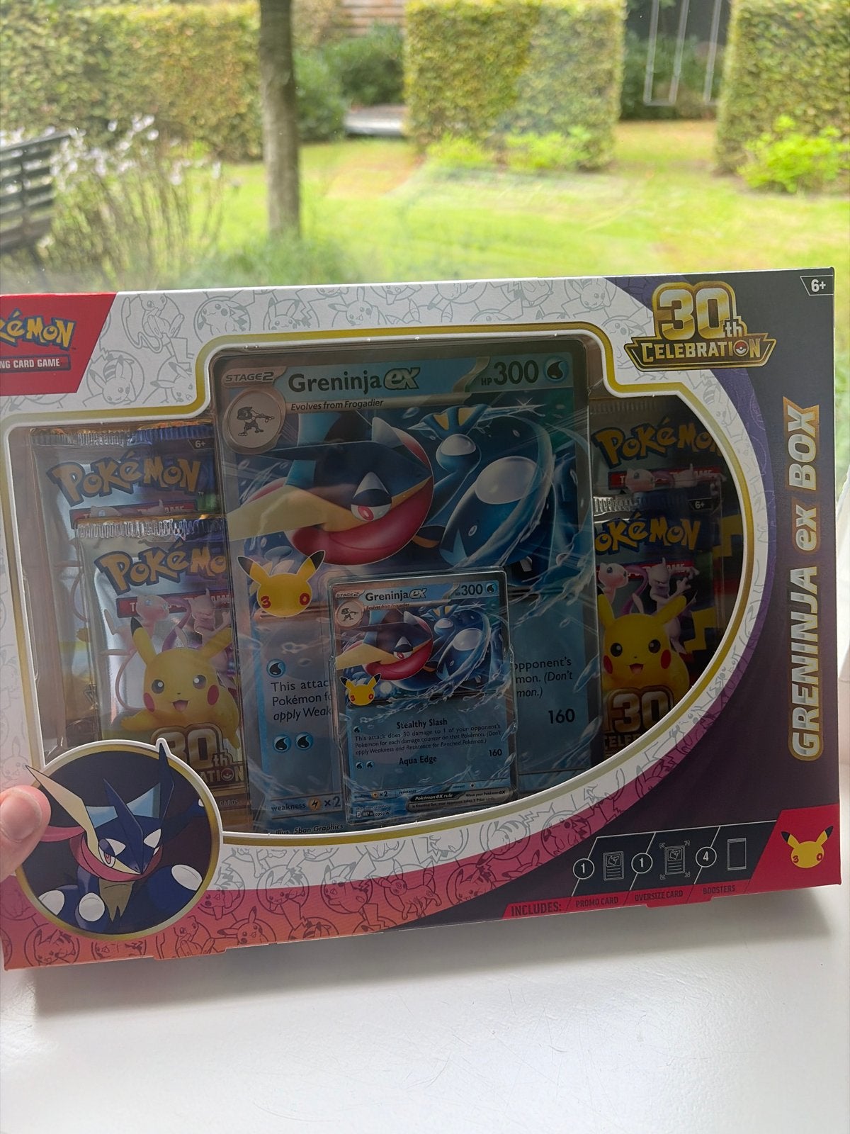 Greninja ex Box 30th Anniversary Pokémon Kaartspel, Ophalen, Nieuw, Overige typen, Foil