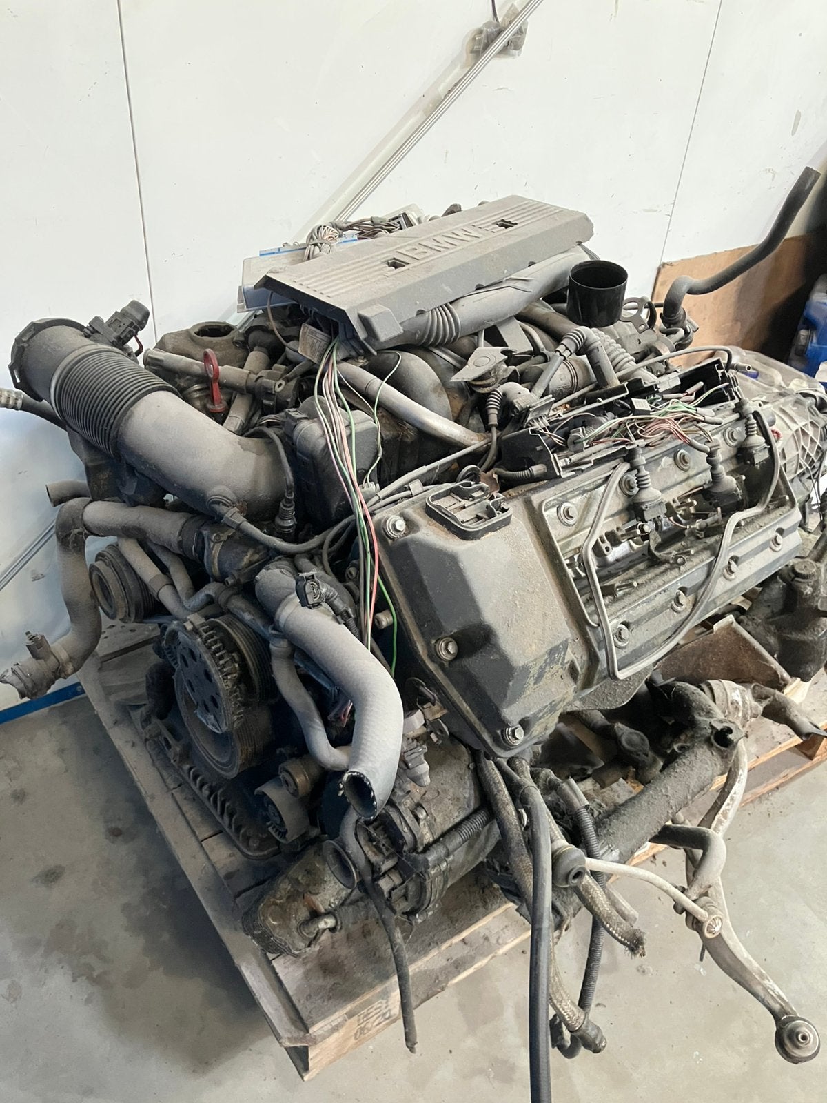 Bmw 540i V8 motor en automaatbak, Ophalen, BMW