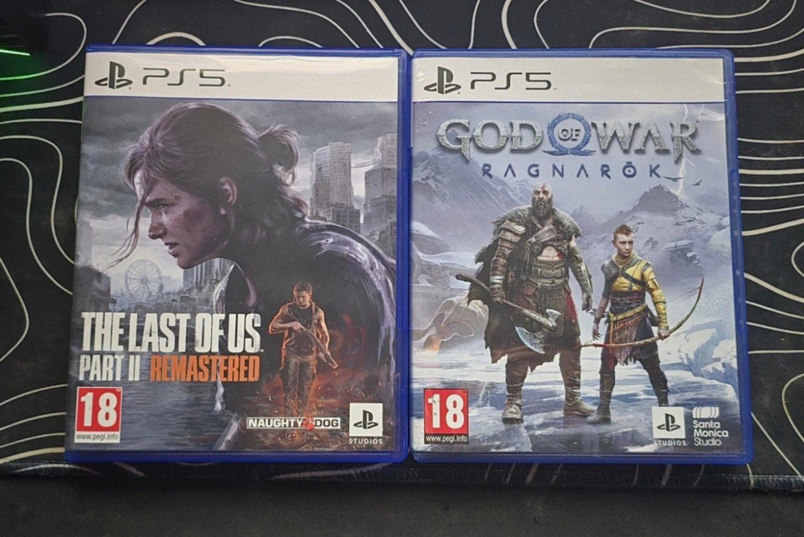Last Of Us 2 & God Of War Ragnarok PS5, 1 speler, Verzenden, Zo goed als nieuw, Avontuur en Actie