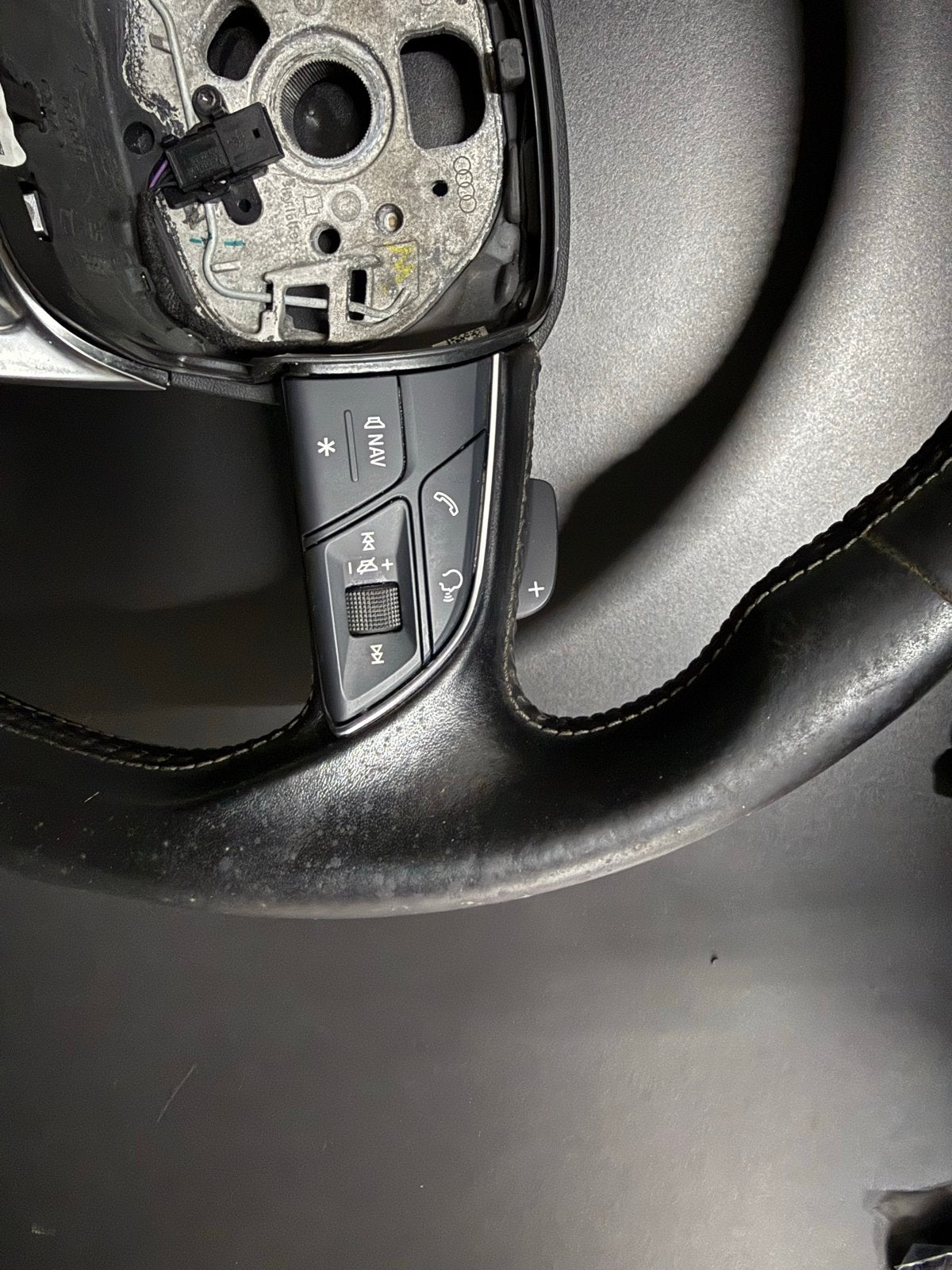 Audi S-line Stuurwiel met Bediening - Gebruikt, Auto-onderdelen, Besturing, Ophalen of Verzenden, Gebruikt, Audi