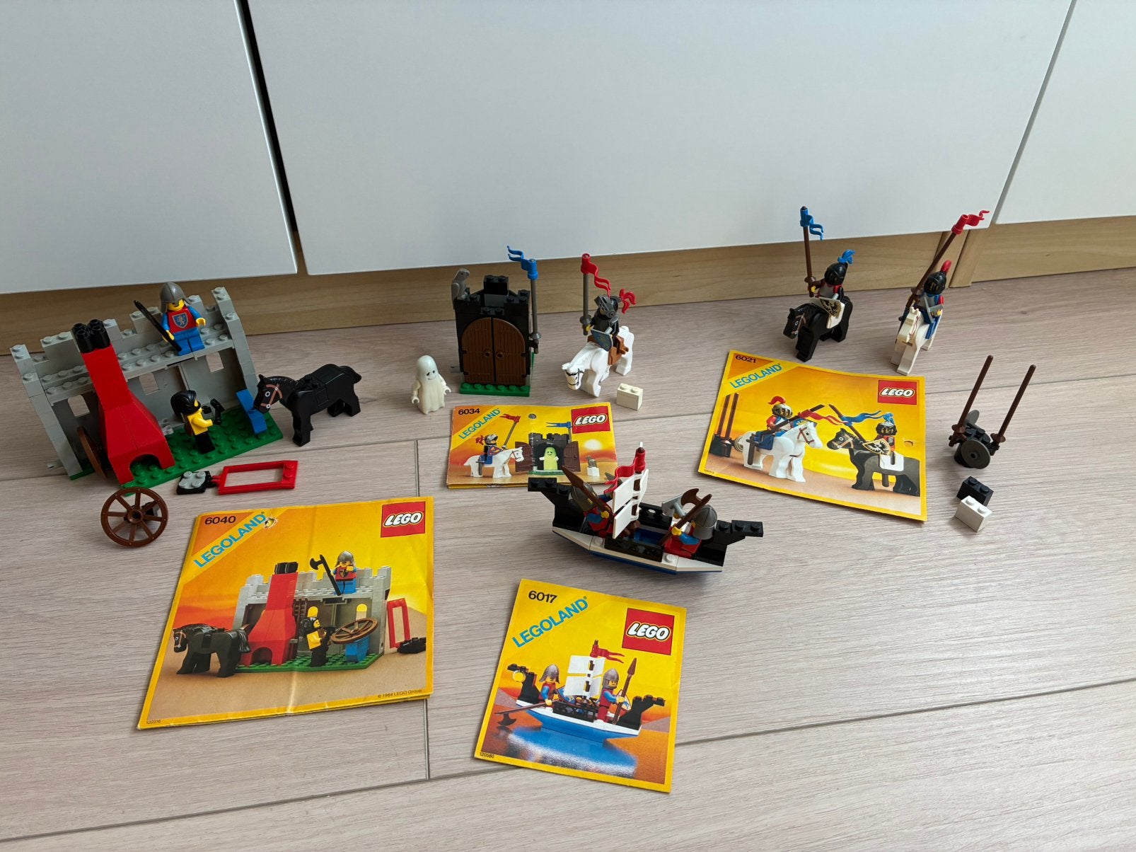 Lego kasteel 60216034 6017 6040 grote set, Gebruikt, Complete set, Ophalen of Verzenden, Kasteel/Fort