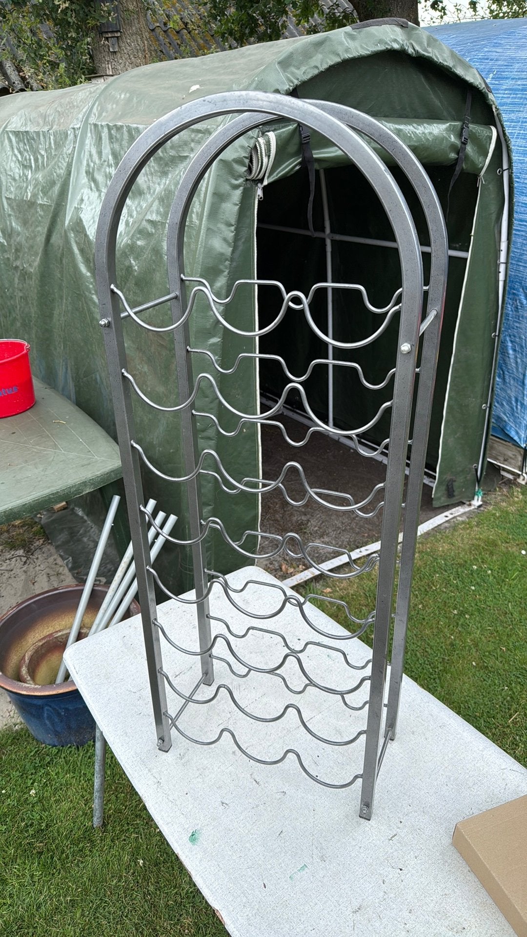 Wijnrek, Ophalen, Gebruikt, 15 tot 25 flessen, 75 – 100